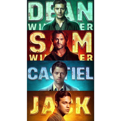 Supernatural - 11CT Stamped Cross Stitch 40*70CM