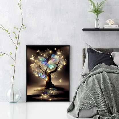 Butterfly Tree Of Life - 11CT Stamped Cross Stitch 40*55CM