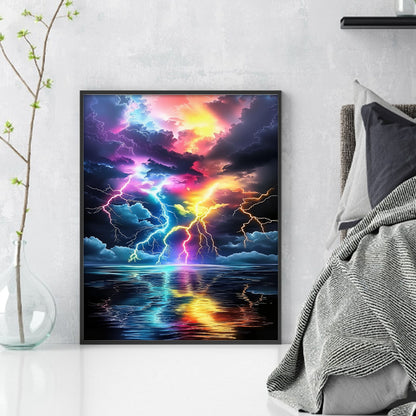 Lightning - 11CT Stamped Cross Stitch 40*50CM