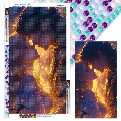 Fantasy Female Warrior - Full Round Drill Diamond Painting 40*70CM