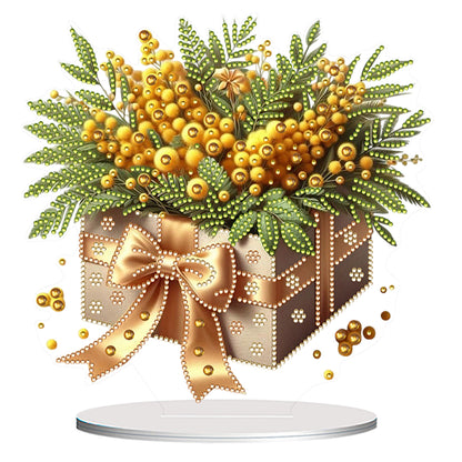 Flower Double Sided Effect DIY Table Top Diamond Painting Ornament Kits Decor