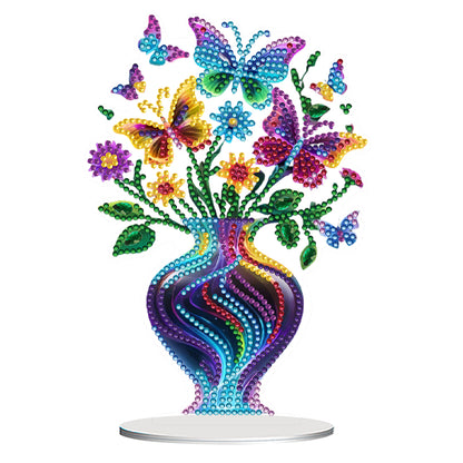 Flower Double Sided Effect DIY Table Top Diamond Painting Ornament Kits Decor