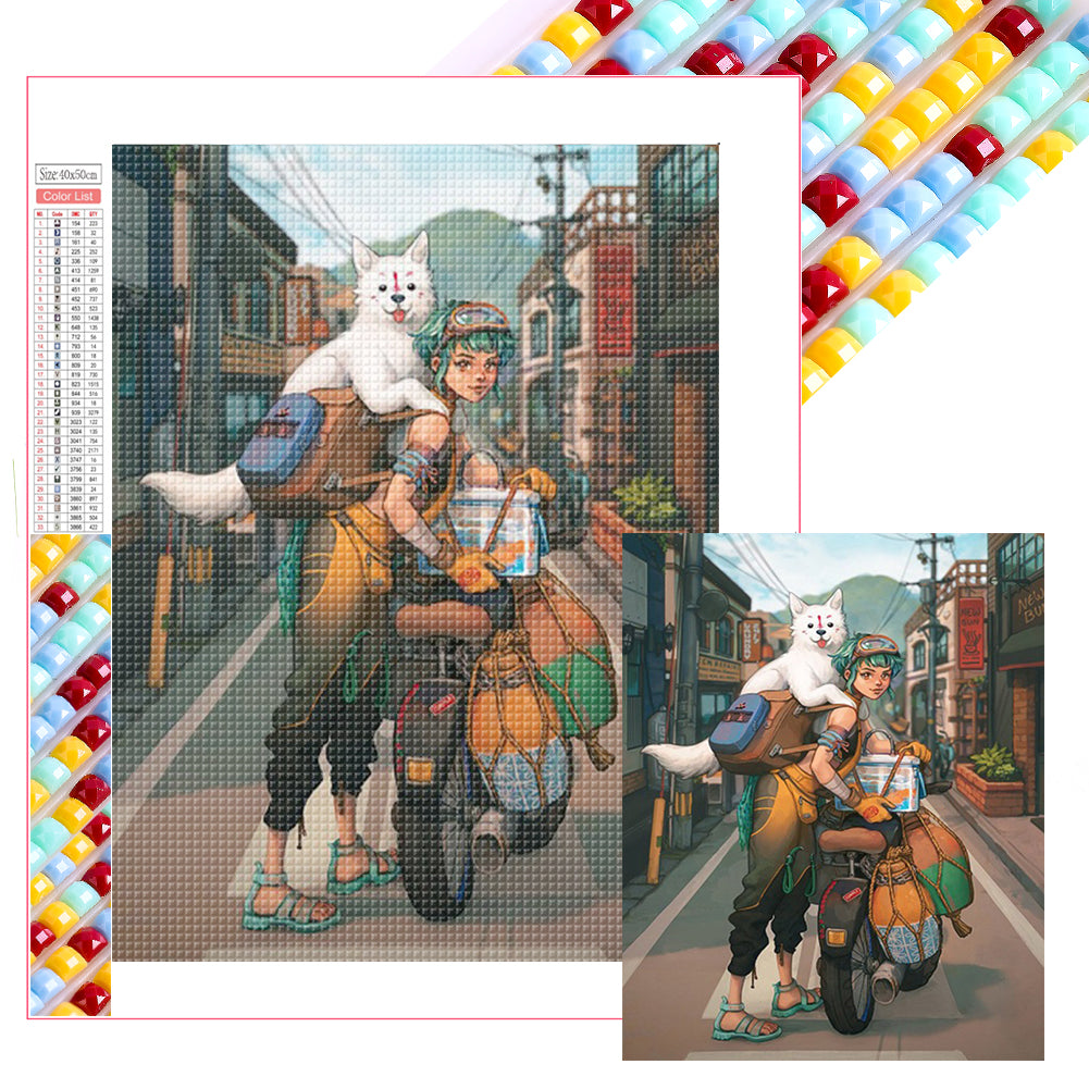 Biker - Full Square Drill Diamond Painting 40*50CM