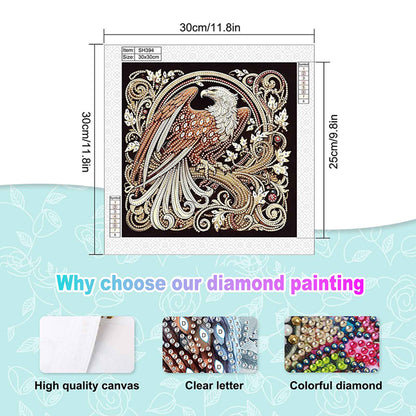 Eagle - Special Shaped Drill Diamond Painting 30*30CM