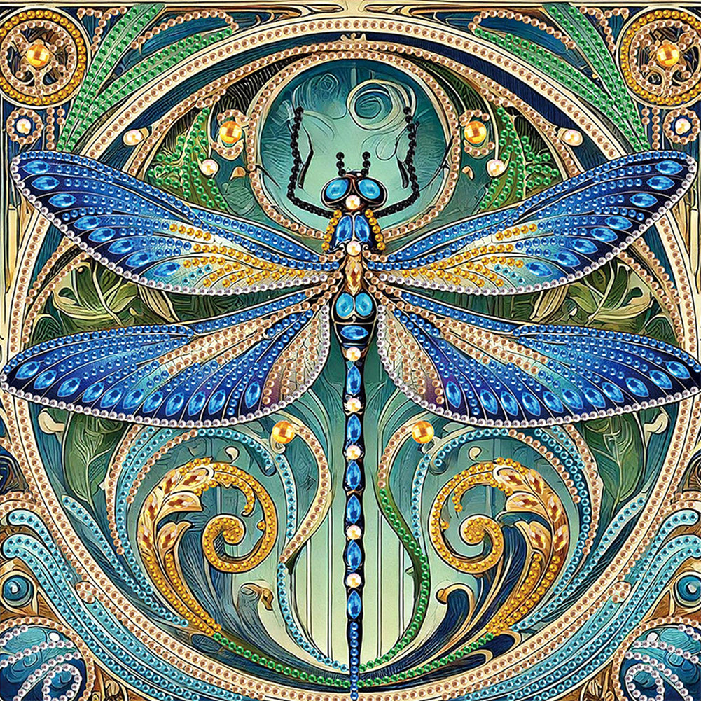 Dragonfly - Special Shaped Drill Diamond Painting 30*30CM