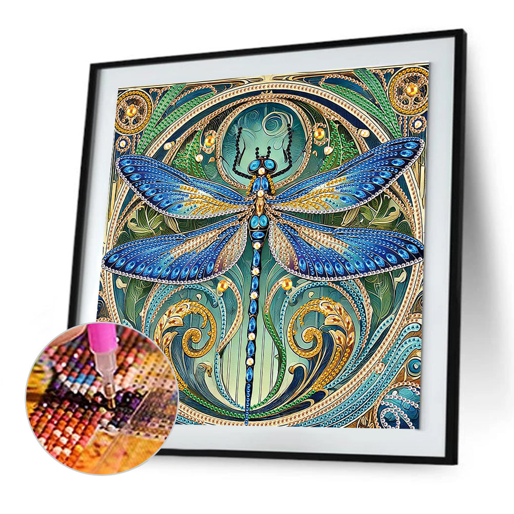 Dragonfly - Special Shaped Drill Diamond Painting 30*30CM