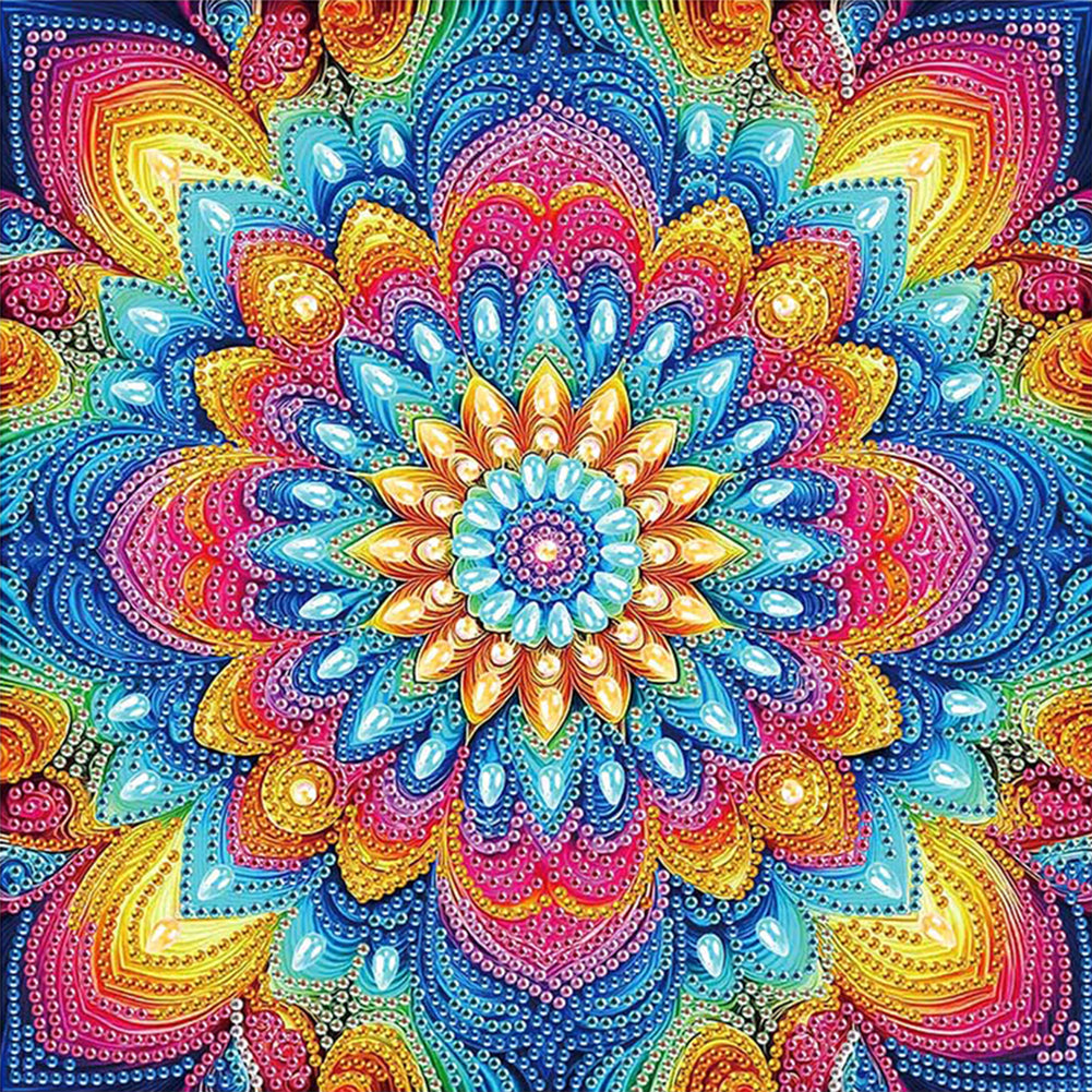 Mandala - Special Shaped Drill Diamond Painting 30*30CM