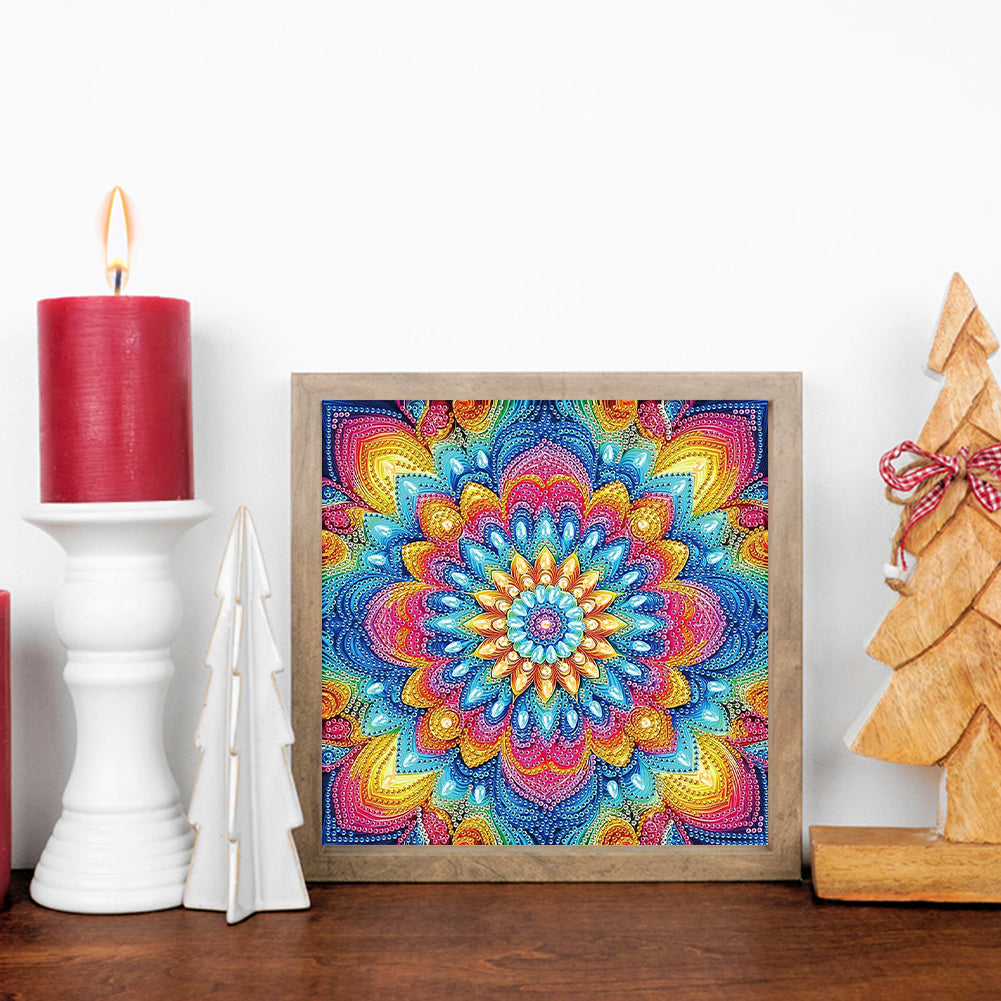 Mandala - Special Shaped Drill Diamond Painting 30*30CM