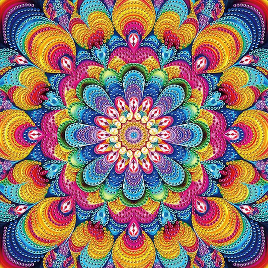 Mandala - Special Shaped Drill Diamond Painting 30*30CM