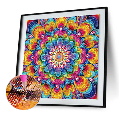 Mandala - Special Shaped Drill Diamond Painting 30*30CM