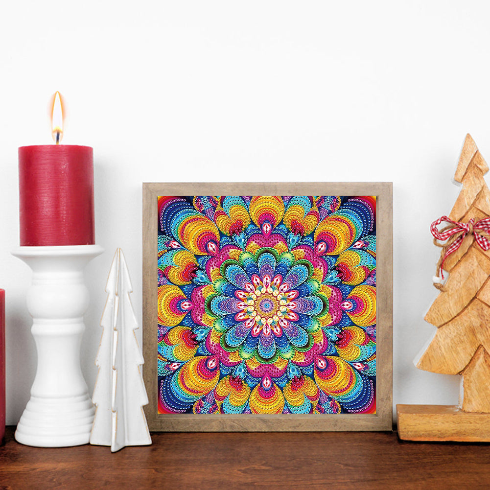 Mandala - Special Shaped Drill Diamond Painting 30*30CM