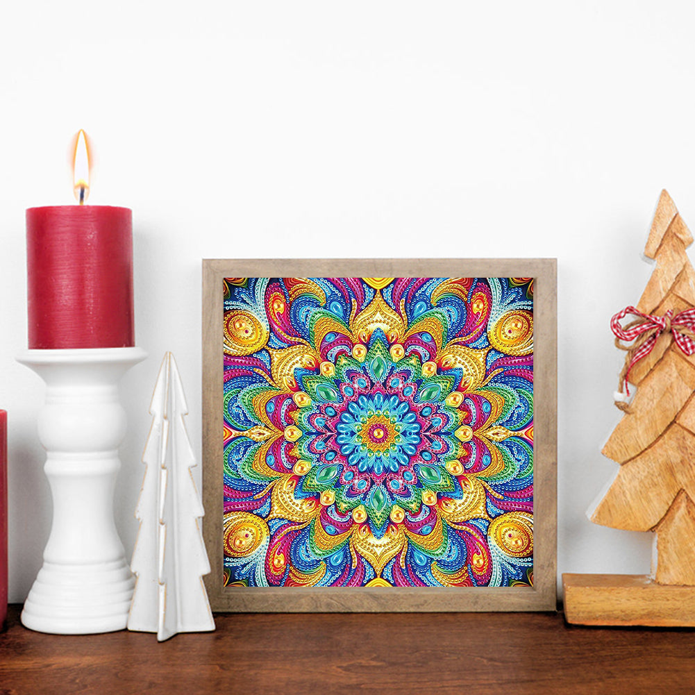 Mandala - Special Shaped Drill Diamond Painting 30*30CM