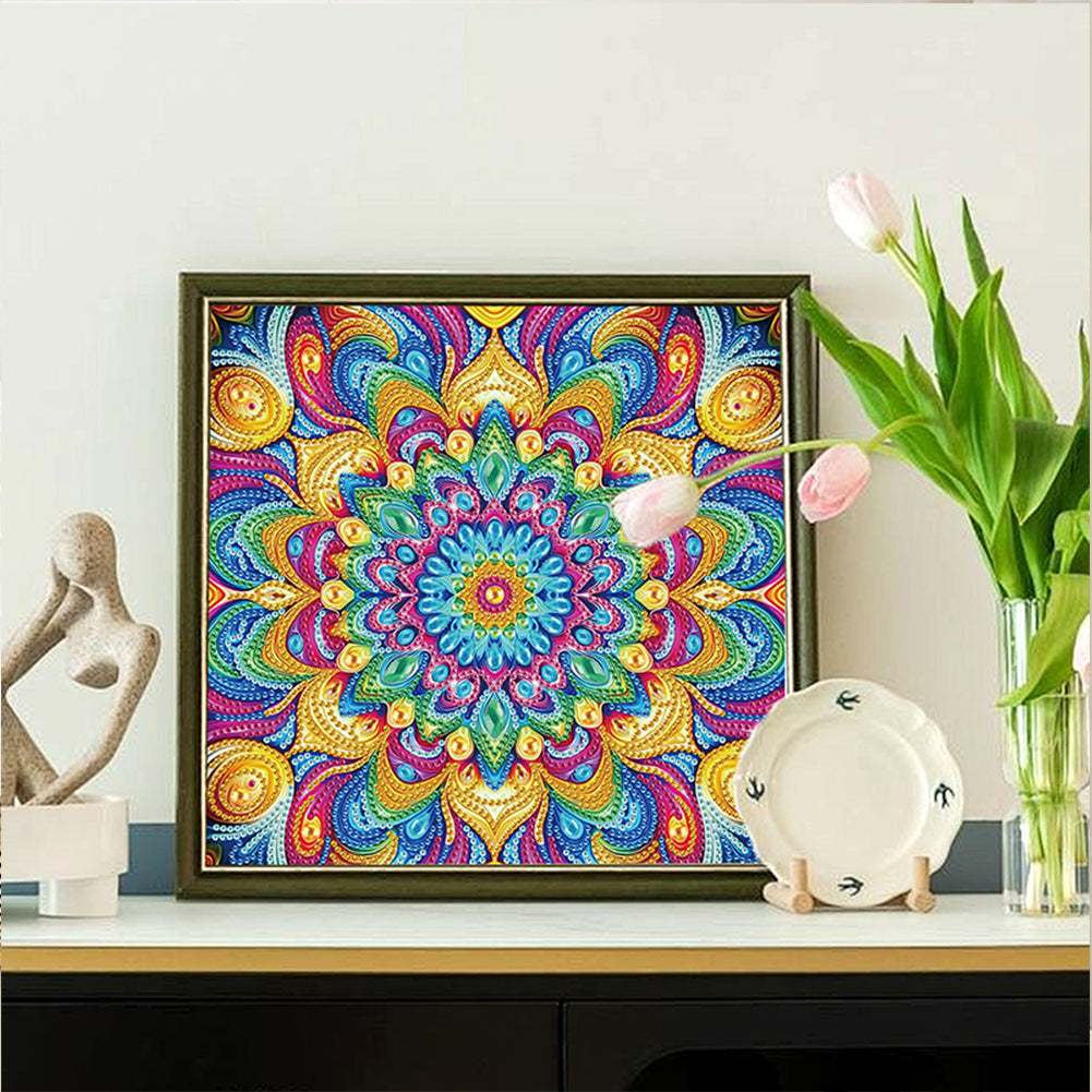 Mandala - Special Shaped Drill Diamond Painting 30*30CM
