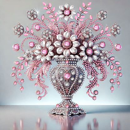 Gem Vase - Special Shaped Drill Diamond Painting 30*30CM