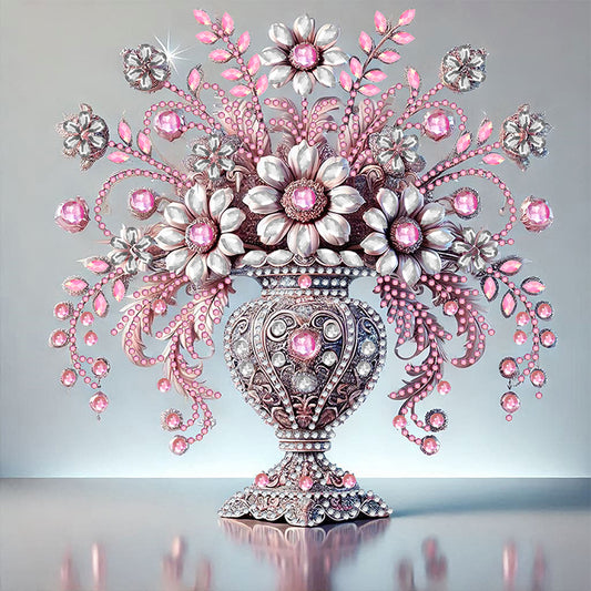 Gem Vase - Special Shaped Drill Diamond Painting 30*30CM