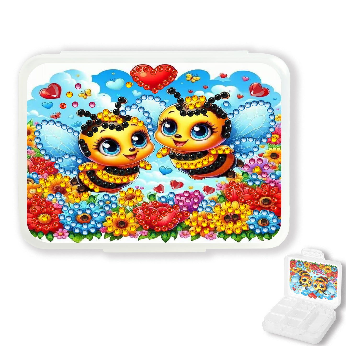 Animals Pill Storage Box Diamond Painting Pill Case Pill Dispenser for Art Craft