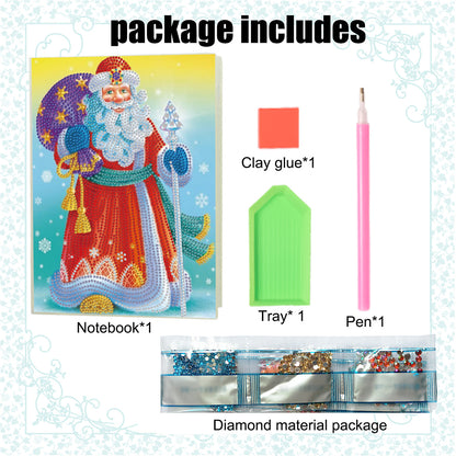 DIY Special Shaped Diamond Painting Notebook 50 Pages A5 Diamond Art Diary Book