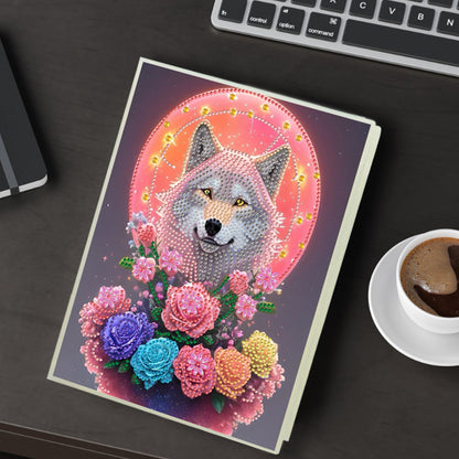 DIY Special Shaped Diamond Painting Notebook 50 Pages A5 Diamond Art Diary Book