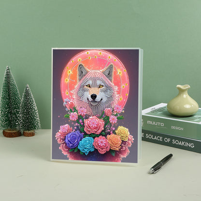 DIY Special Shaped Diamond Painting Notebook 50 Pages A5 Diamond Art Diary Book