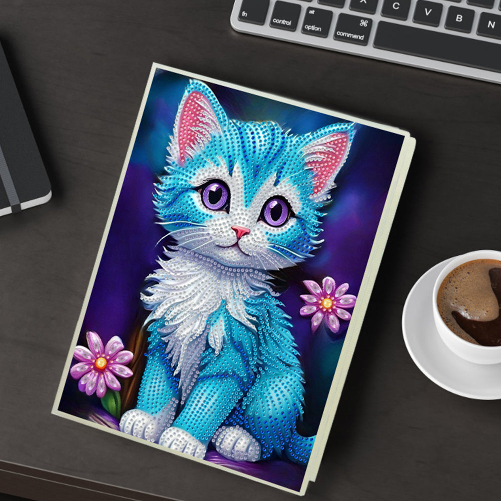 DIY Special Shaped Diamond Painting Notebook 50 Pages A5 Diamond Art Diary Book