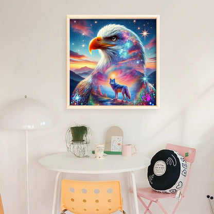 Eagle - 11CT Stamped Cross Stitch 40X40CM