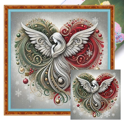 Love Angel - 11CT Stamped Cross Stitch 45*45CM