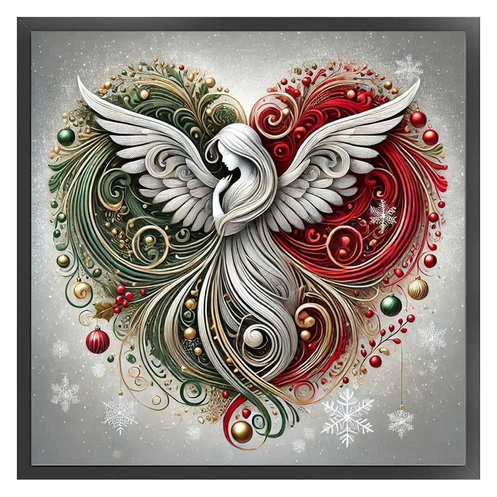 Love Angel - 11CT Stamped Cross Stitch 45*45CM