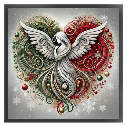Love Angel - 11CT Stamped Cross Stitch 45*45CM