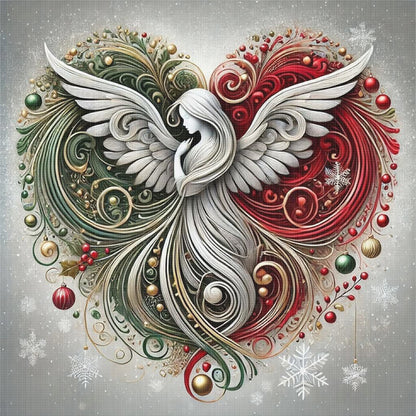 Love Angel - 11CT Stamped Cross Stitch 45*45CM