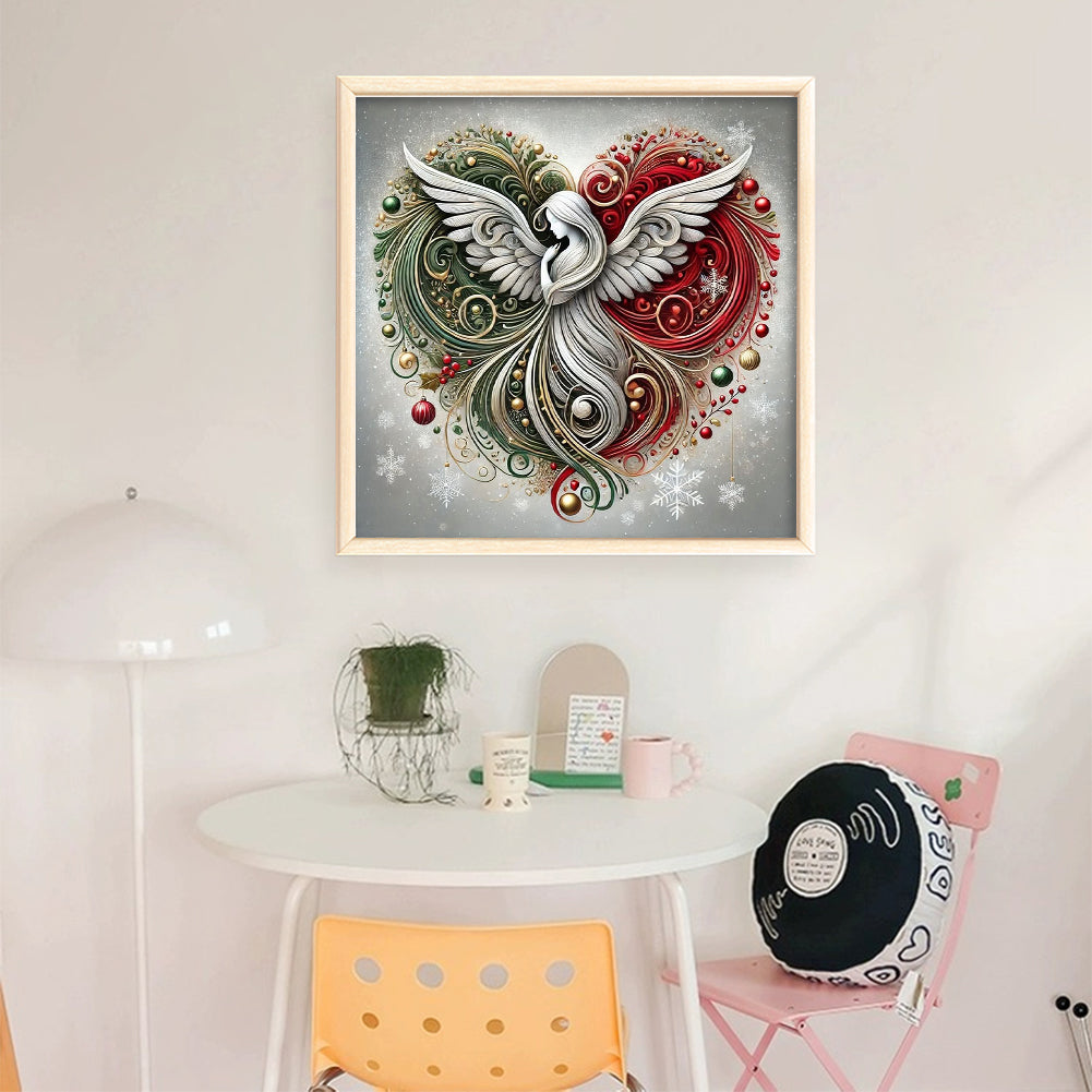 Love Angel - 11CT Stamped Cross Stitch 45*45CM