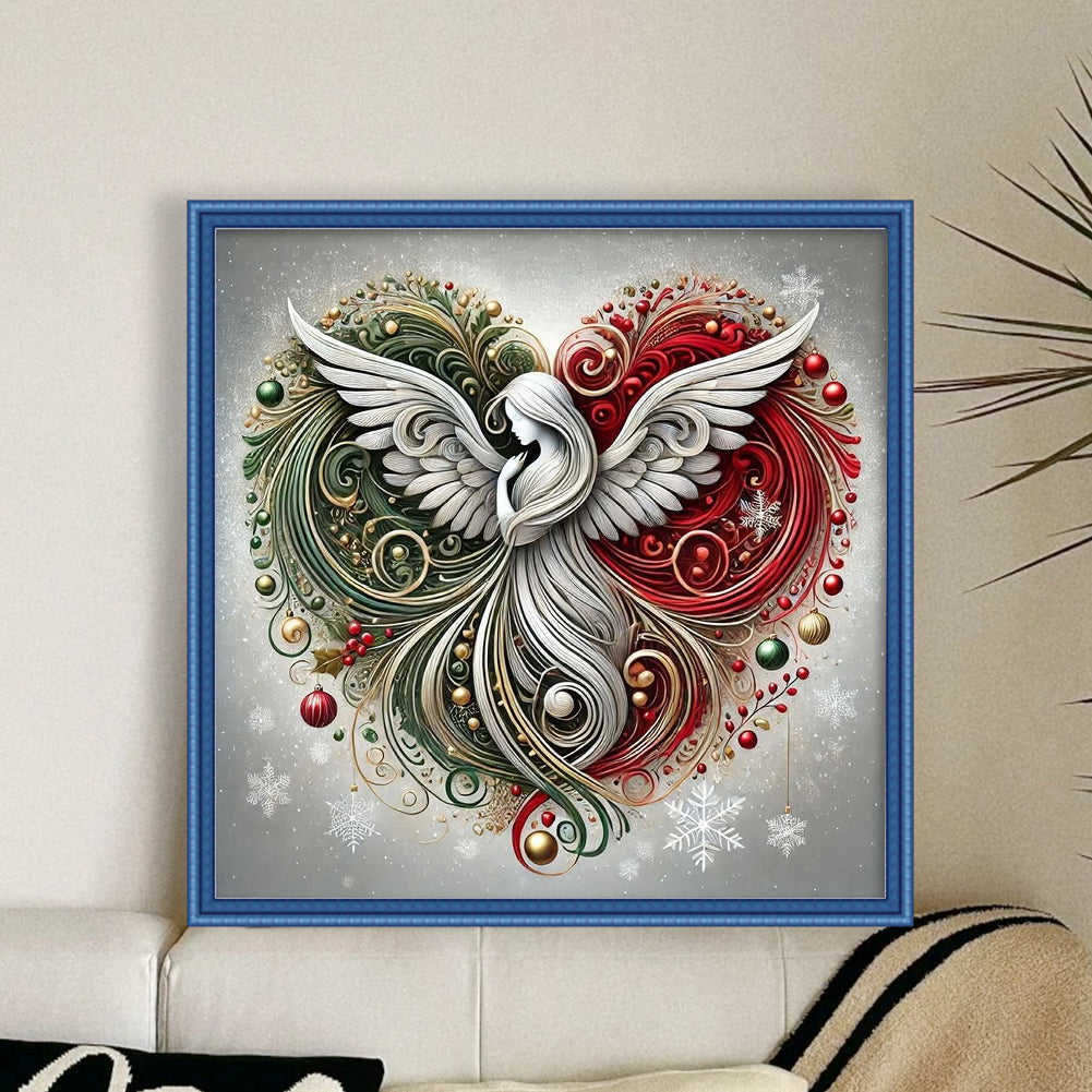 Love Angel - 11CT Stamped Cross Stitch 45*45CM