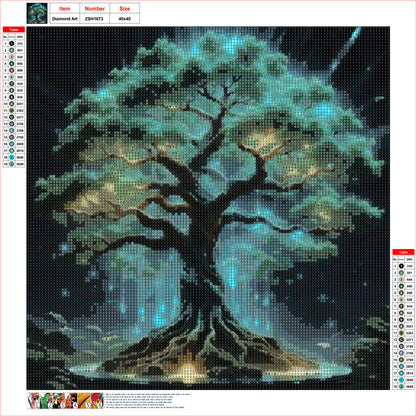 Tree Of Life - Full Round Drill Diamond Painting 40*40CM