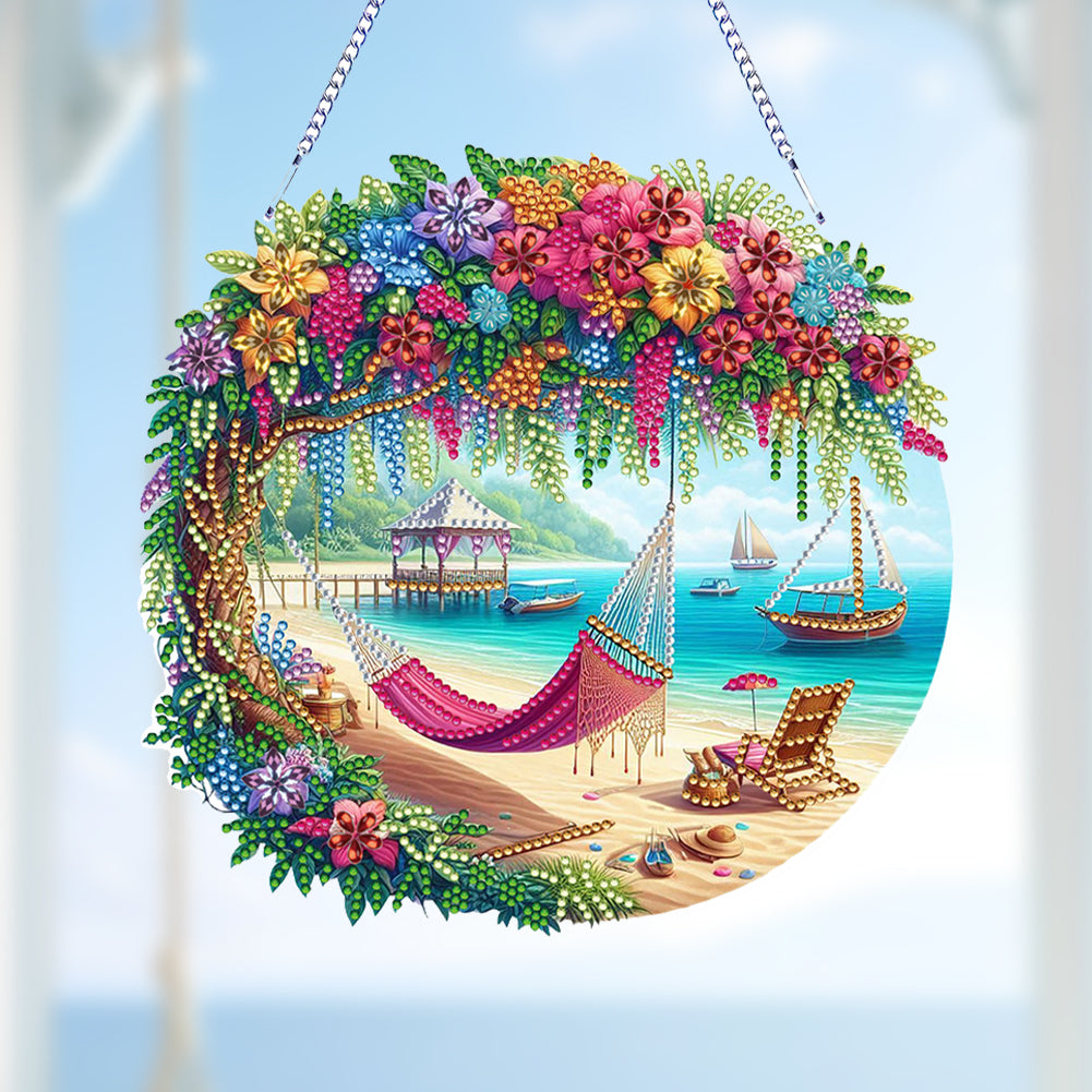 2D Flat DIY Diamond Art Pendant Diamond Painting Set Home Wall Decoration Crafts