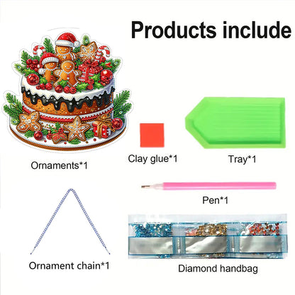 2D Flat DIY Diamond Art Pendant Diamond Painting Set Home Wall Decoration Crafts