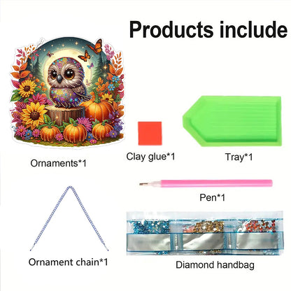 2D Flat DIY Diamond Art Pendant Diamond Painting Set Home Wall Decoration Crafts