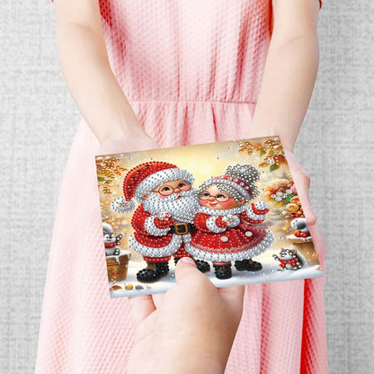 6/10/12 PCS DIY Diamond Art Greeting Cards Thank You Cards and Holiday Blessings