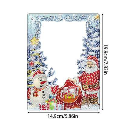 Christmas Special Shaped Diamond Painting Photo Frame for Home Office Decor