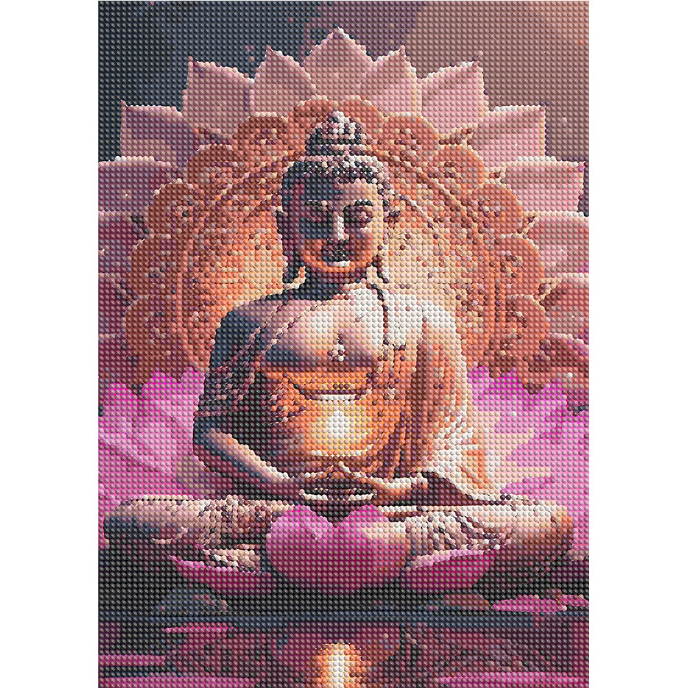 Buddha Statue - Full Round Drill Diamond Painting 30*40CM