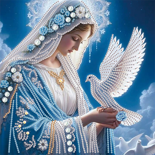 Religion Madonna - Special Shaped Drill Diamond Painting 30*30CM