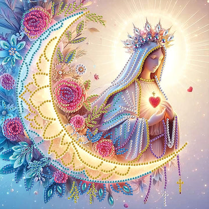 Religion Madonna - Special Shaped Drill Diamond Painting 30*30CM
