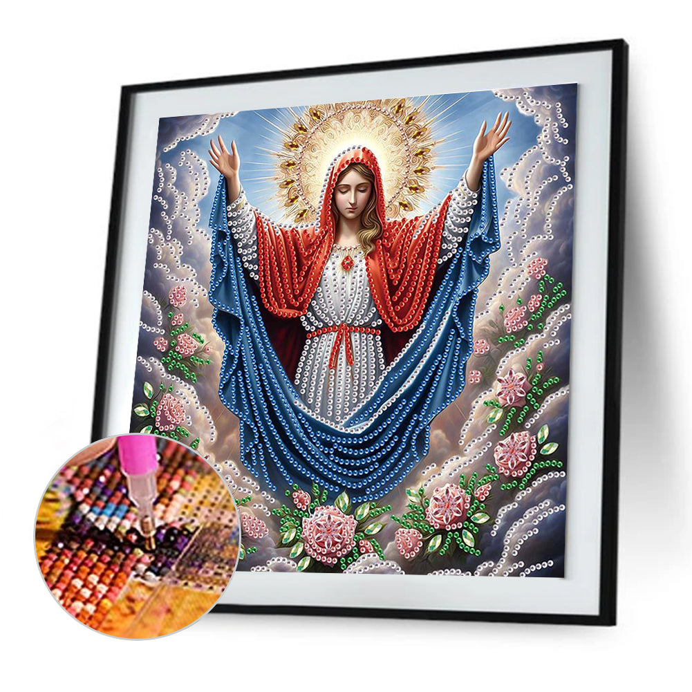 Religion Madonna - Special Shaped Drill Diamond Painting 30*30CM