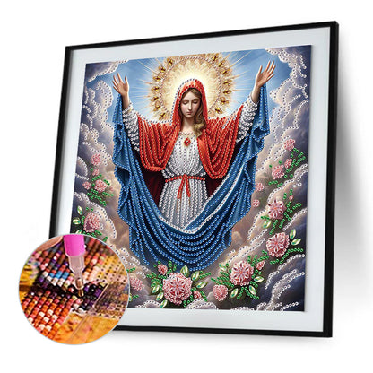 Religion Madonna - Special Shaped Drill Diamond Painting 30*30CM