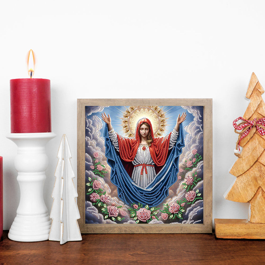 Religion Madonna - Special Shaped Drill Diamond Painting 30*30CM