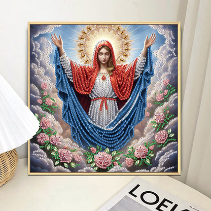 Religion Madonna - Special Shaped Drill Diamond Painting 30*30CM