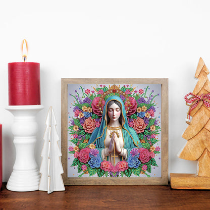 Religion Madonna - Special Shaped Drill Diamond Painting 30*30CM