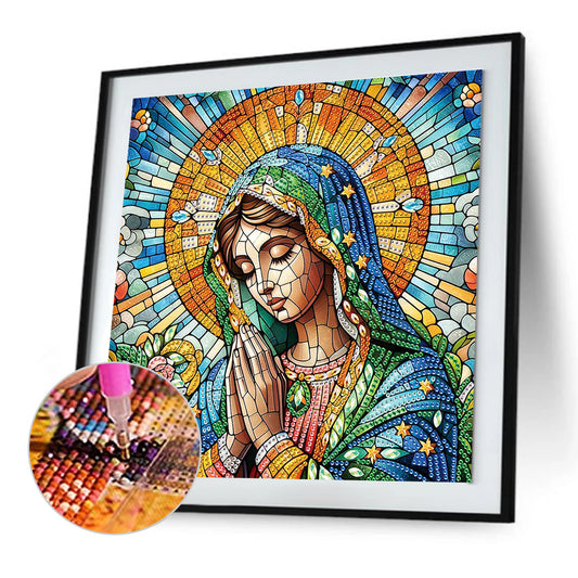 Religion Madonna - Special Shaped Drill Diamond Painting 30*30CM