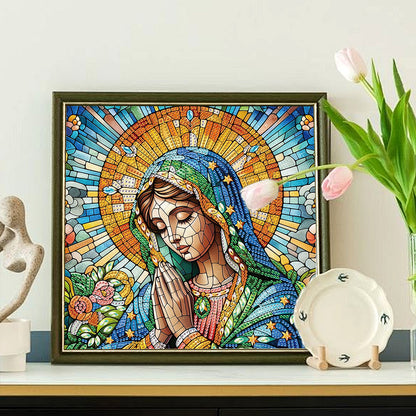 Religion Madonna - Special Shaped Drill Diamond Painting 30*30CM