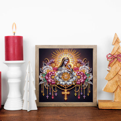 Religion Madonna - Special Shaped Drill Diamond Painting 30*30CM