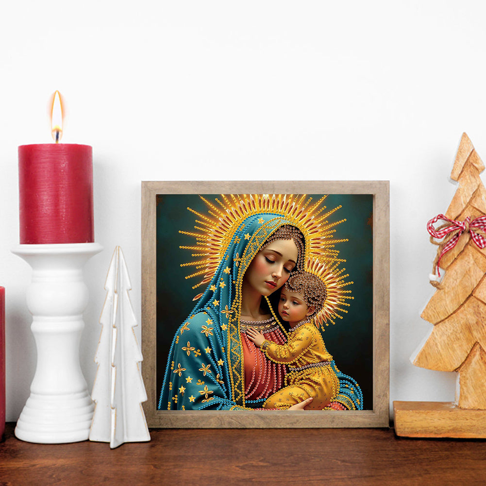 Religion Madonna - Special Shaped Drill Diamond Painting 30*30CM