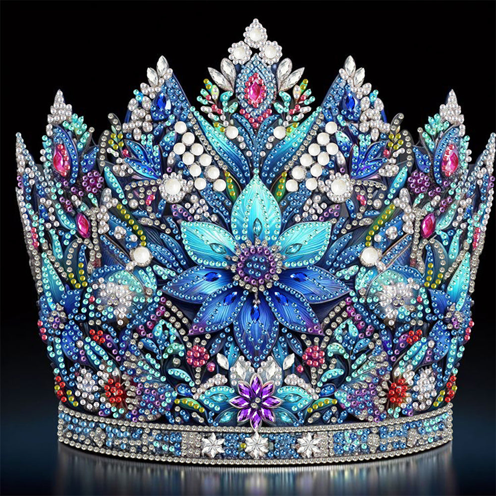 Gorgeous Crown - Special Shaped Drill Diamond Painting 30*30CM